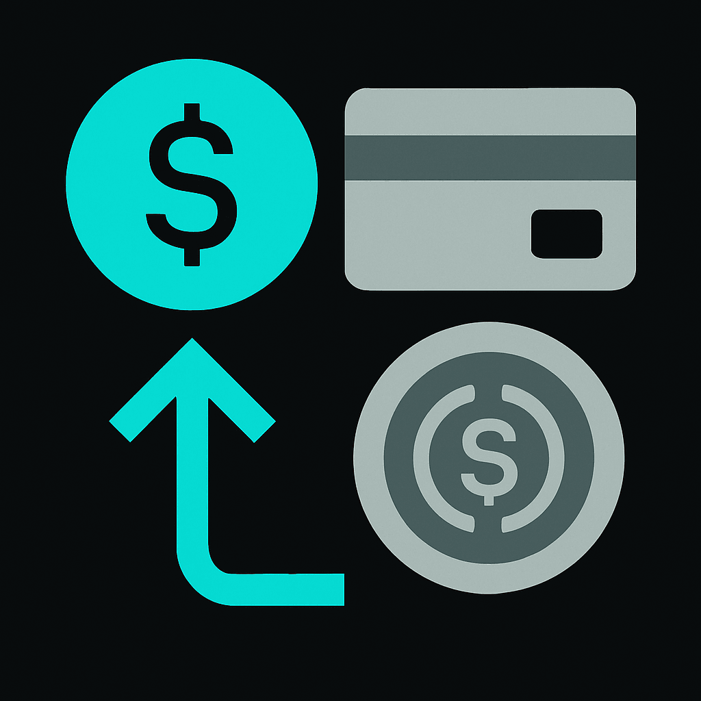 Funding the Card: Loading USDT or USDC