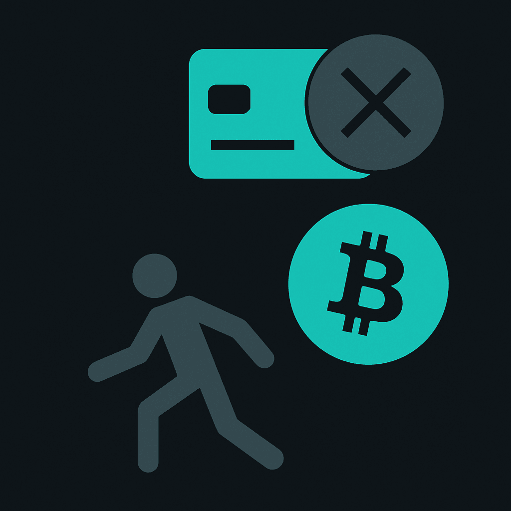 What actually happens to unverified crypto card users