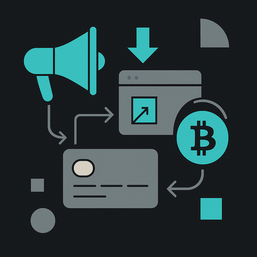 How an Advertising Payment Card Crypto Setup Works