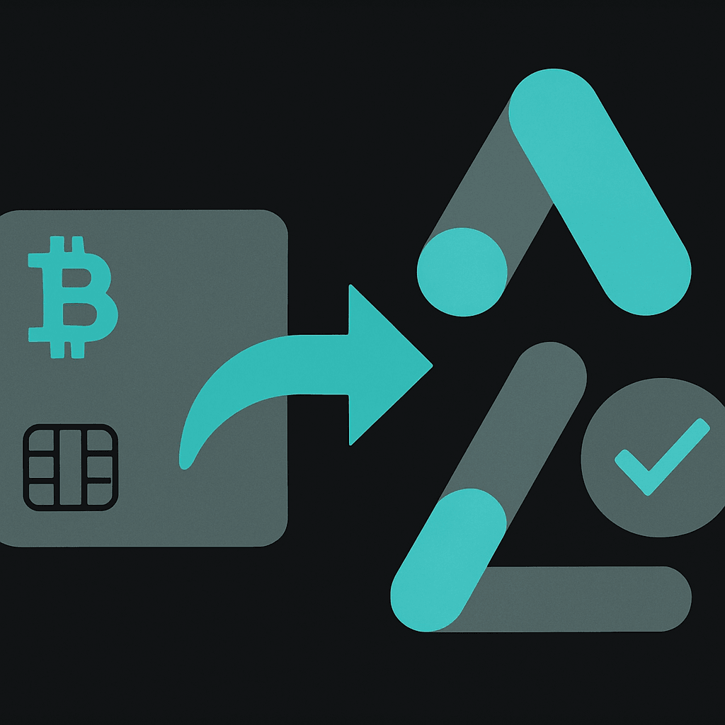 How a Crypto Card Becomes a Valid Google Ads Payment Method