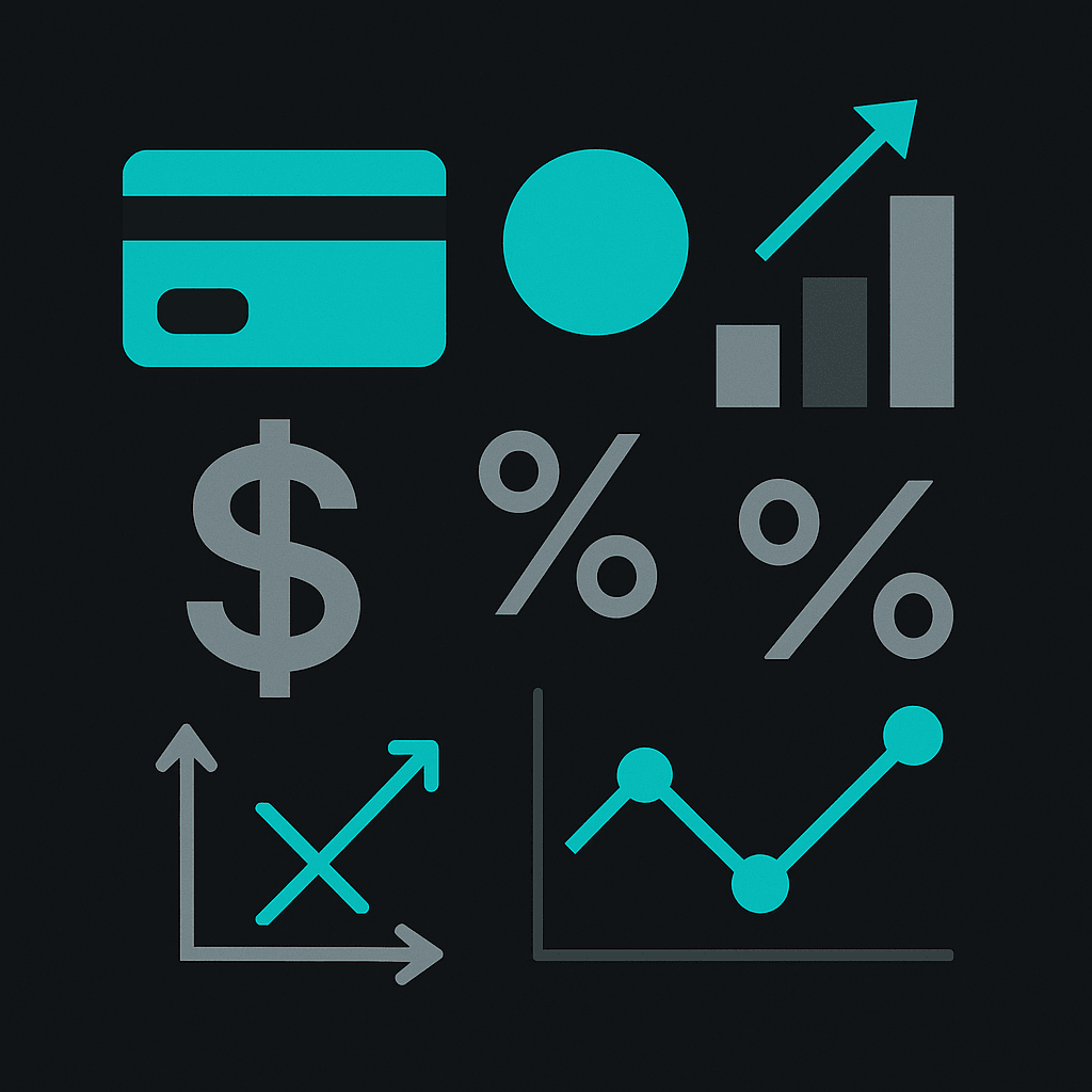 The six variables in a crypto card fee index