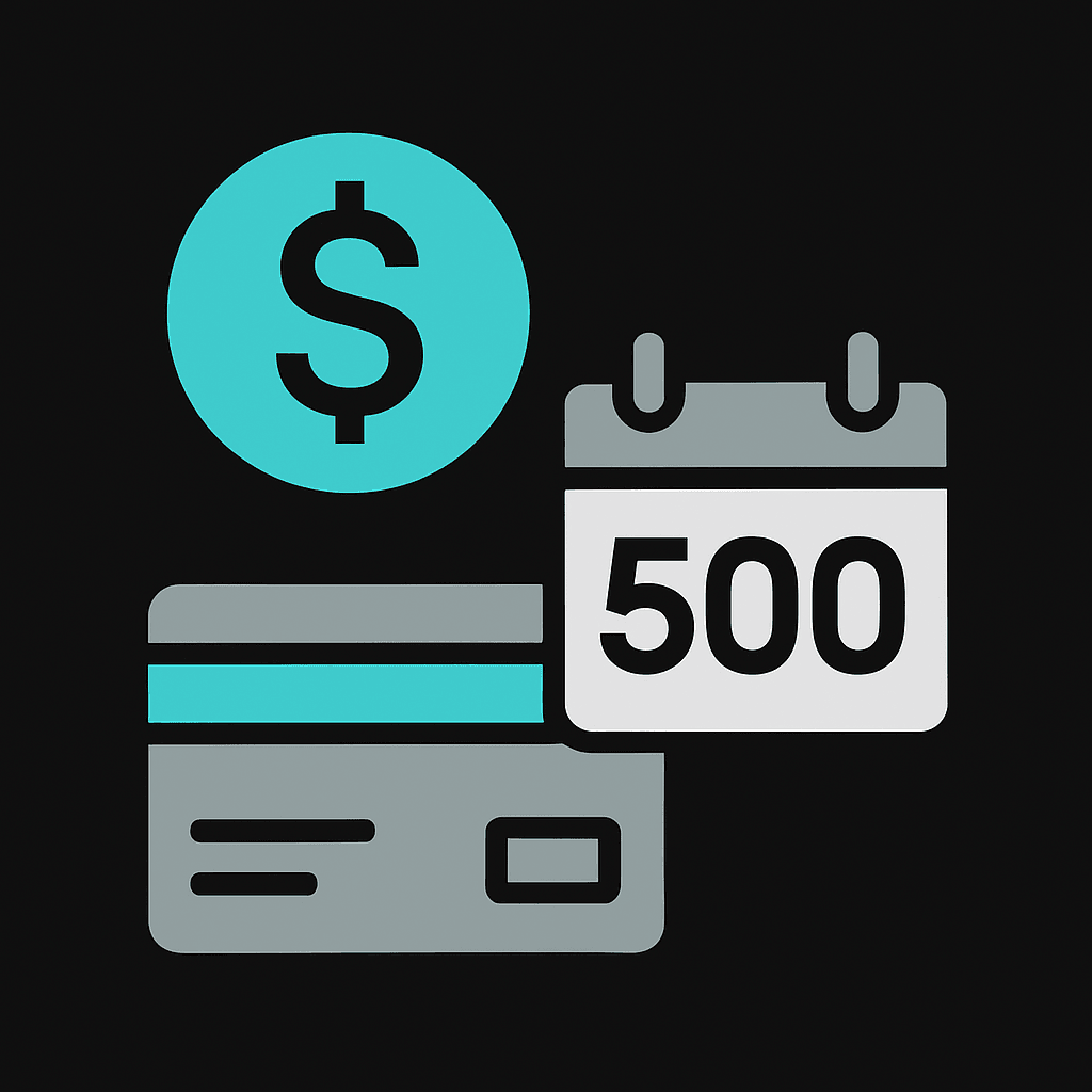 The $500/month spend scenario