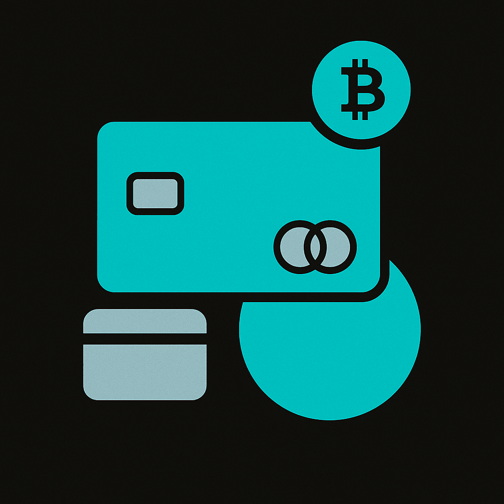 Abstract cover illustration for "Crypto Prepaid Card 2026: How They Work & How to Choose"