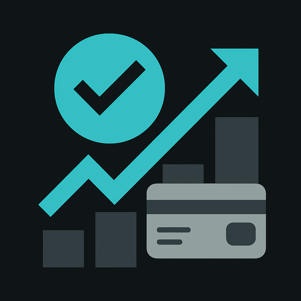 Abstract illustration of Verification Tiers and How They Affect Card Limits