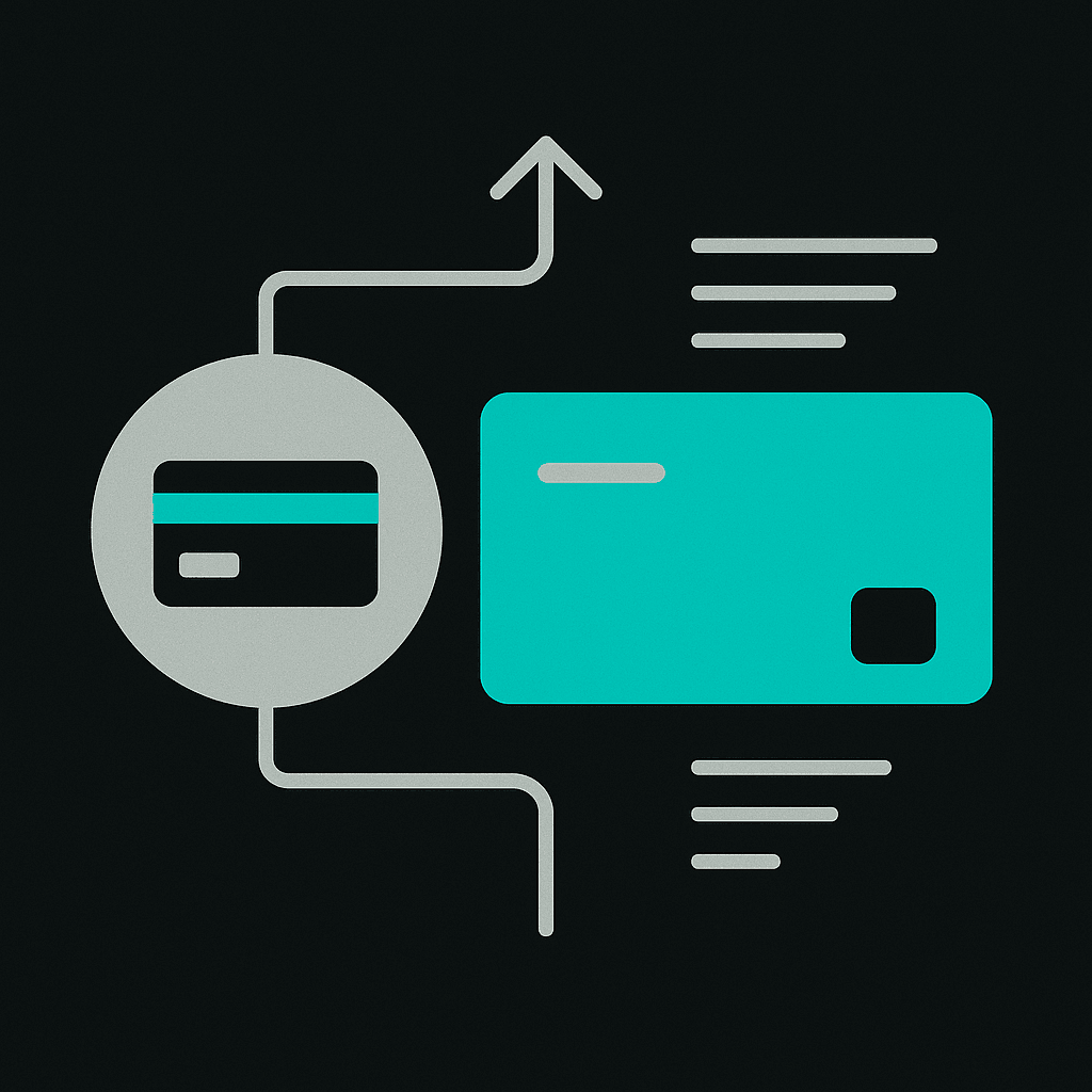 Abstract illustration of What Embedding Virtual Cards via Partner API Actually Means