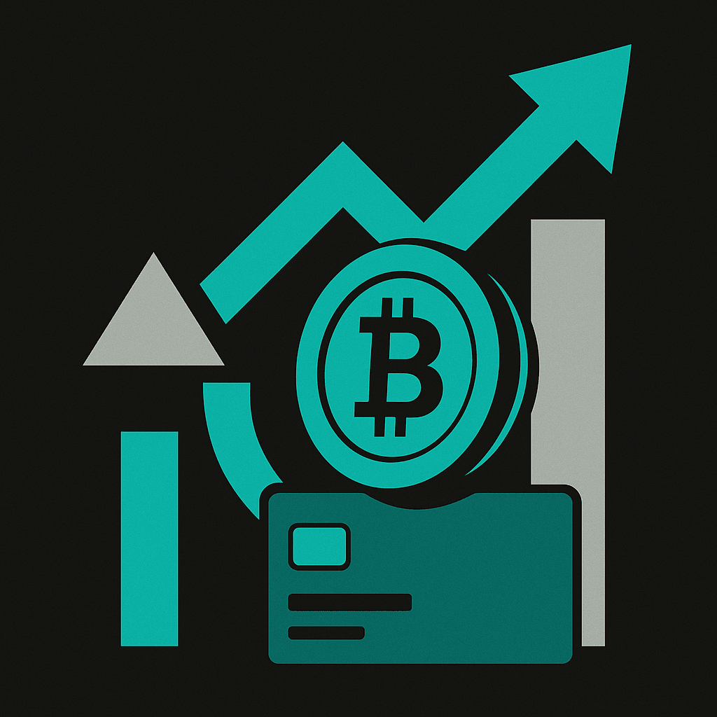 Abstract cover illustration for "The Future of Cryptocurrency Payments: 2026 Trends"