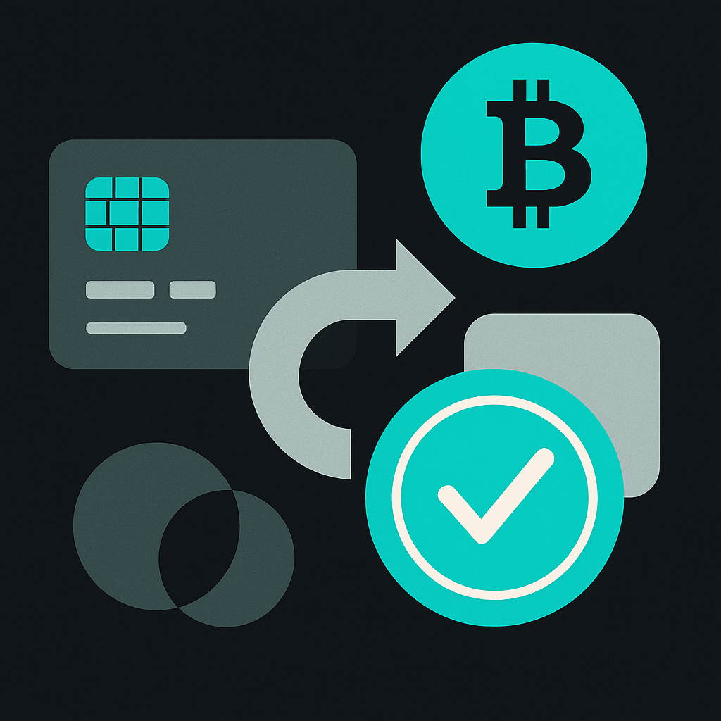 Abstract cover illustration for "Chargebacks on Crypto Cards: What Actually Happens in 2026"