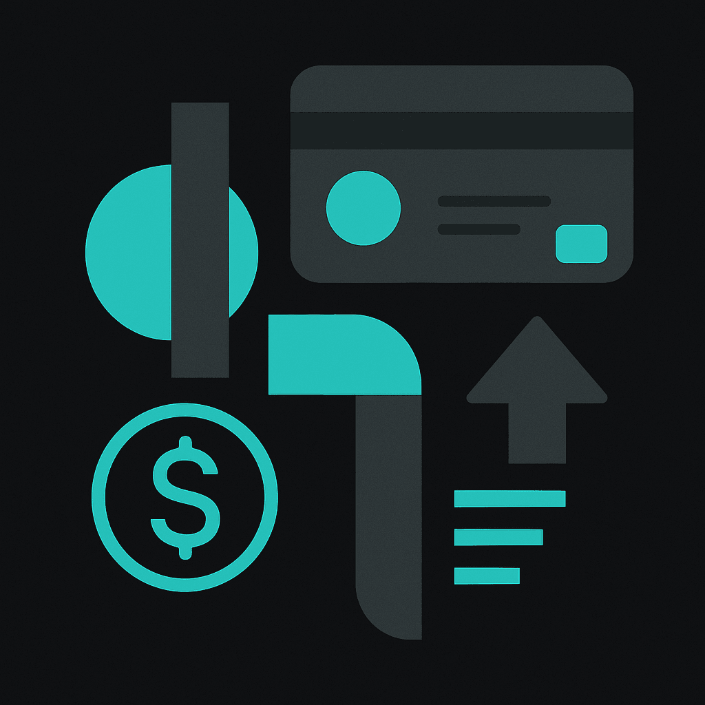 Abstract cover illustration for "Kast Fees Explained: What Kast Card Really Costs in 2026"